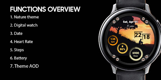 Naturistic FC Watch Face Screen 2