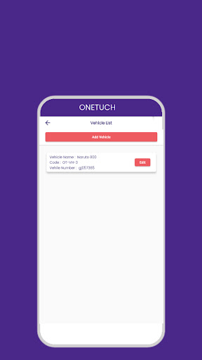 OneTuch Vendor Screen 2