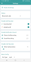 screenshot of Auto Call Recorder