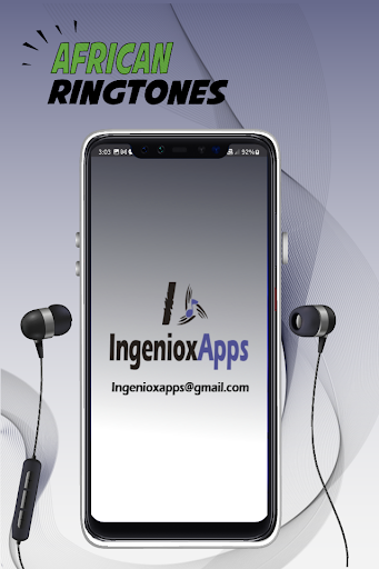 Android application African ringtone. screenshort