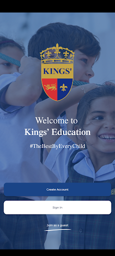 Android application Kings' Education screenshort