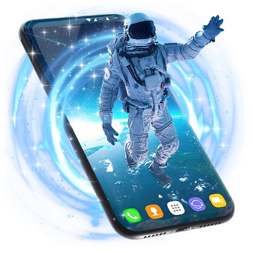 Space Walk Animated Keyboard + Live Wallpaper Télécharger sur Windows
