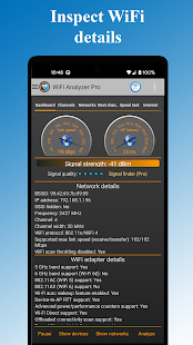 צילום מסך WiFi Analyzer Pro