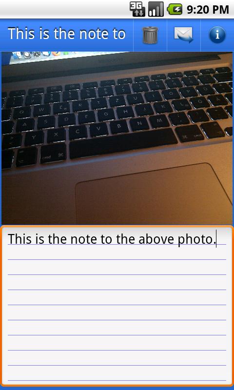 Android application Note Everything Pro Add-On screenshort