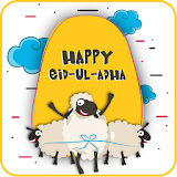 Happy eid Adha cards icon