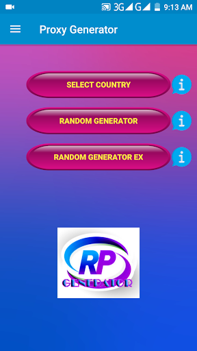 Android application Proxy Generator (Ultimate) screenshort
