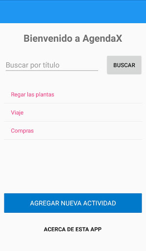 Android application AgendaX: Organiza tu vida screenshort