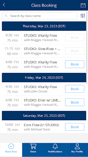 Vitality Yoga Flow Screen 2