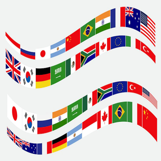World Flags, maps, Countries logo