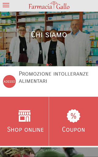 Android application Farmacia Gallo screenshort