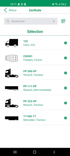 Zenflotte App Screen 2