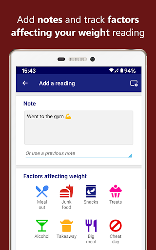 MedM Weight - body weight recording and monitoring app for