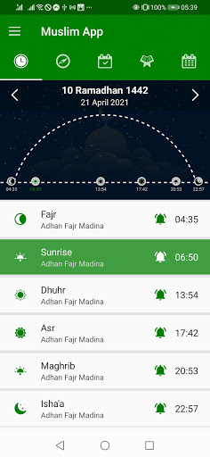 Muslim Prayer Time: Azan, Al q Screen 2