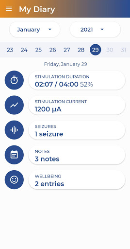 tVNS Patient Screen 3