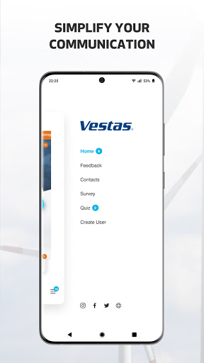 MyVestas Screen 2