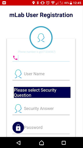 Android application mLab screenshort