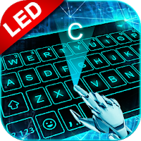 Тема для клавиатуры Tech 3D LED Live