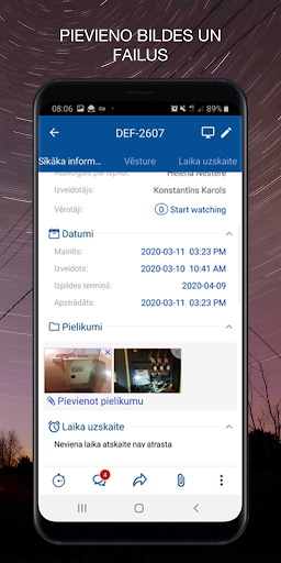 Android application KvikSTEPS mobile screenshort