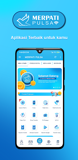 Android application Merpati Pulsa screenshort