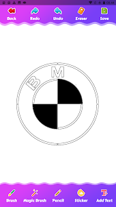 раскраска логотипа автомобиля