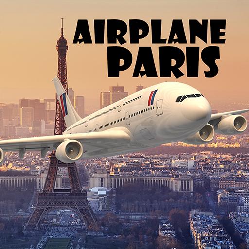 Airplane Paris  Icon