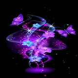 Purple Magic Flower LWP icon