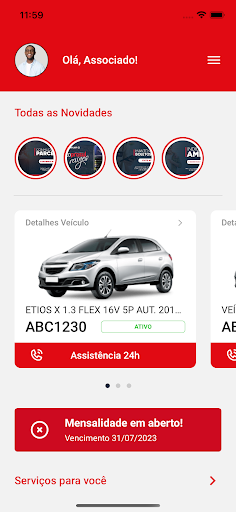 Android application Autoprosul Benefícios screenshort
