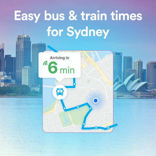 Android application Sydney Transport • live train screenshort
