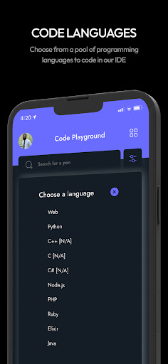aptLearn CodePen IDE Screenshot 2 - AppWisp.com