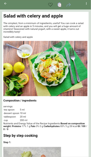 Dessert recipes Screen 2