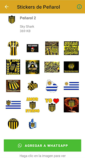 Stickers de Peñarol Screen 2