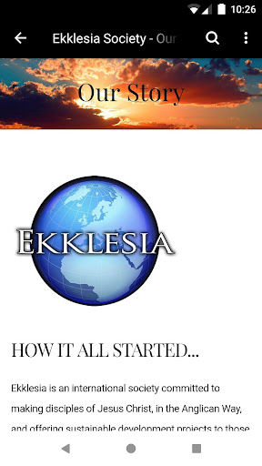 Ekklesia Society Screen 2