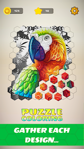 Puzzle Coloring - Art Jigsaw