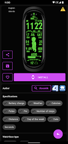 Captura de Pantalla 3 Mi Band 7 WatchFaces android