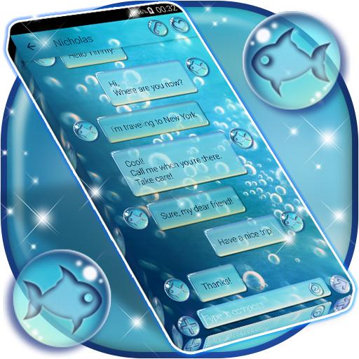 Water Bubbles SMS Theme  Icon