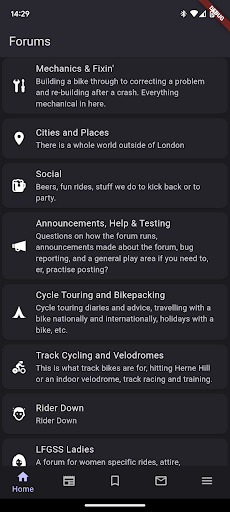 Android application LFGSS Mobile screenshort