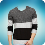 Man Casual T-Shirt Photo Suit icon