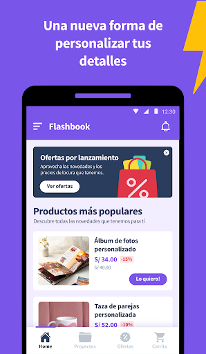 Android application Flashbook screenshort