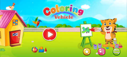 Coloring Cute Cartoon cars
