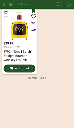 Android application The Wine Hut screenshort