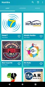Namibia radios online