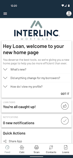 Android application InterLinc Mortgage screenshort