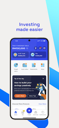 Android application myASNB screenshort