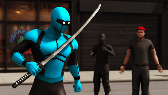 Blue Ninja : Superhero Game Mod Apk (Unlimited Gold Coins) 2