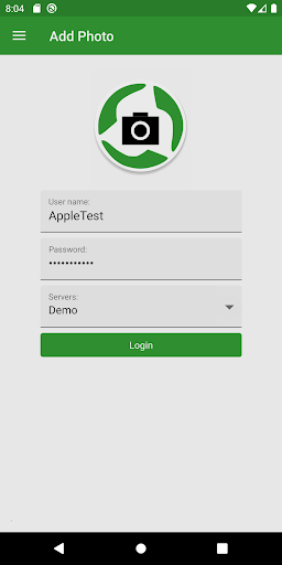 Android application Add Photo screenshort
