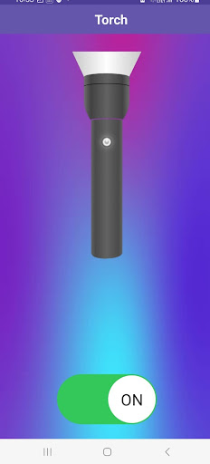 Android application Flashlight screenshort