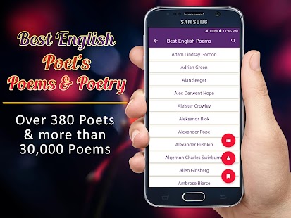 Best English Poems & Poetry Screenshot