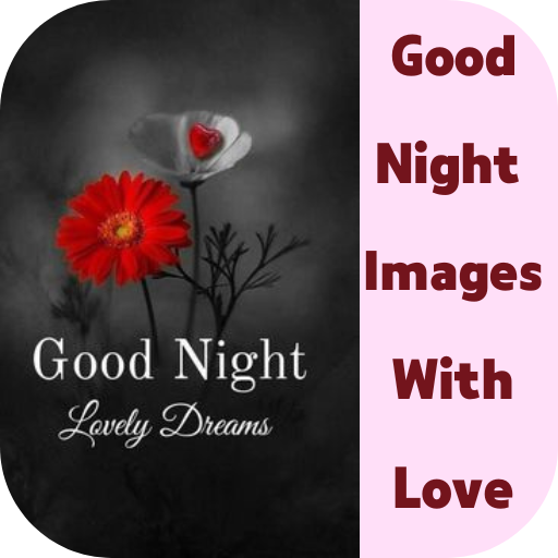 good night images with love logo