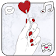 Red Love Heart Lollipop Theme icon