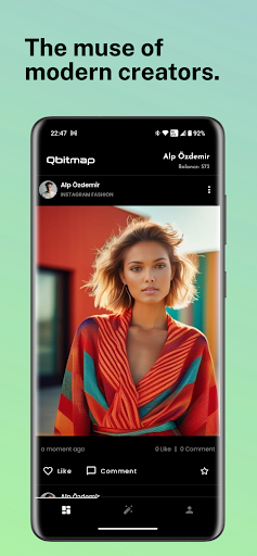 Android application Qbitmap screenshort